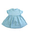 A Blue Short Sleeve Dresses from Jojo Maman Bébé in size 3-6M for girl. (Back View)