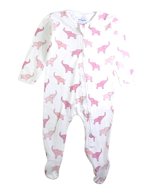 A White Onesies from Jojo Maman Bébé in size 6-12M for girl. (Front View)