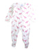 A White Onesies from Jojo Maman Bébé in size 6-12M for girl. (Front View)