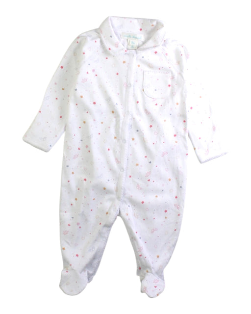 A White Onesies from Marie Chantal in size 0-3M for girl. (Front View)