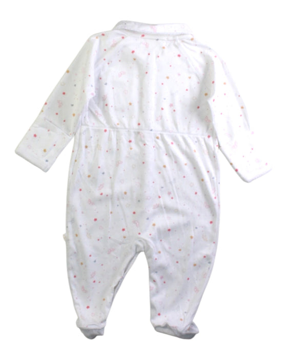 A White Onesies from Marie Chantal in size 0-3M for girl. (Back View)