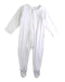 A White Onesies from purebaby in size 3-6M for girl. (Front View)