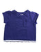 A Blue Short Sleeve Tops from Janie & Jack in size 4T for girl. (Front View)