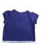 A Blue Short Sleeve Tops from Janie & Jack in size 4T for girl. (Back View)