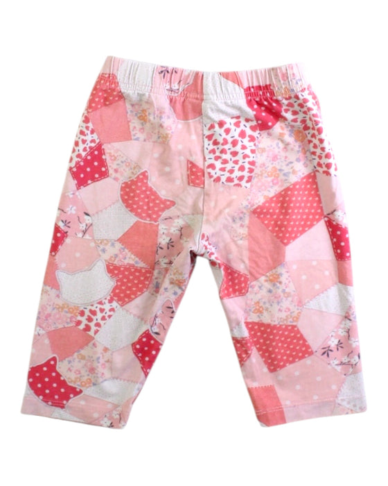 A Pink Casual Pants from Momonittu in size 4T for girl. (Back View)