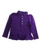A Purple Long Sleeve Polos from Ralph Lauren in size 4T for girl. (Front View)