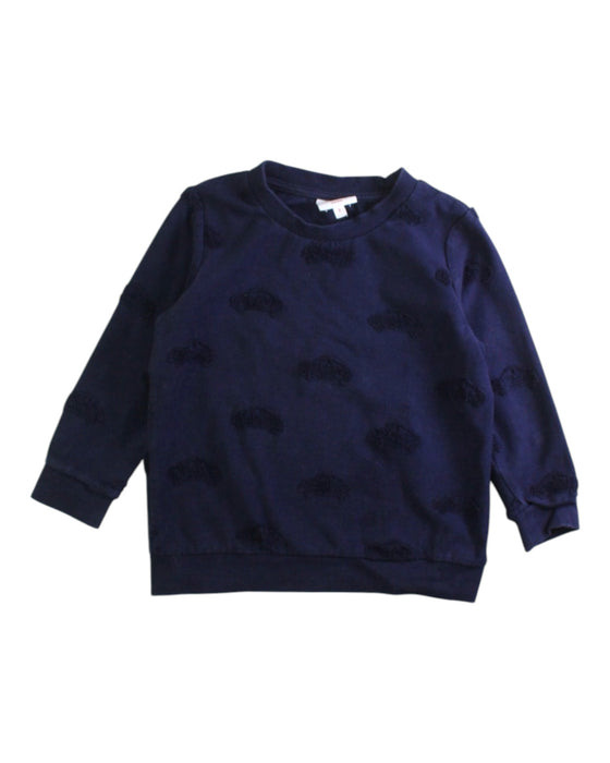 A Navy Crewneck Sweatshirts from Seed in size 3T for boy. (Front View)