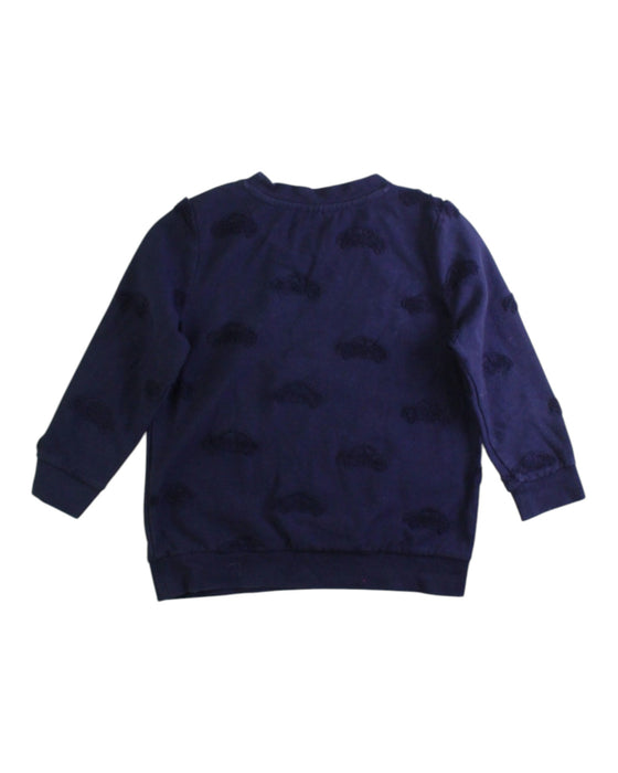A Navy Crewneck Sweatshirts from Seed in size 3T for boy. (Back View)