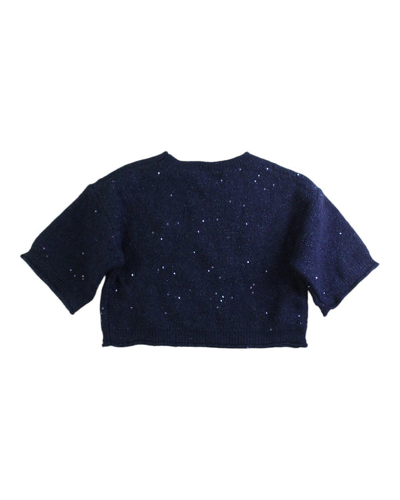 A Navy Knit Sweaters from Mayoral in size 4T for girl. (Back View)