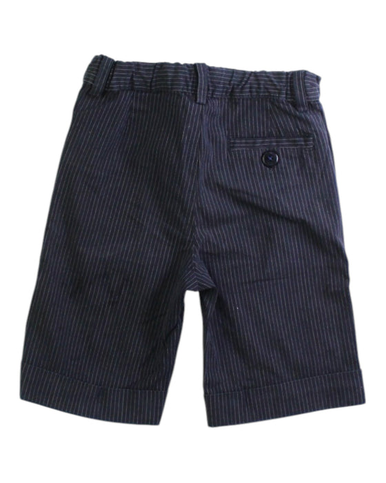 A Navy Shorts from Il Gufo in size 3T for boy. (Back View)