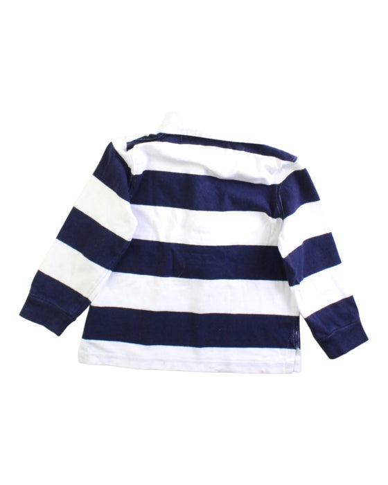 A Navy Long Sleeve Polos from Ralph Lauren in size 12-18M for boy. (Back View)