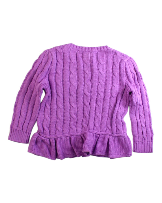 A Purple Long Sleeve Tops from Ralph Lauren in size 12-18M for girl. (Back View)