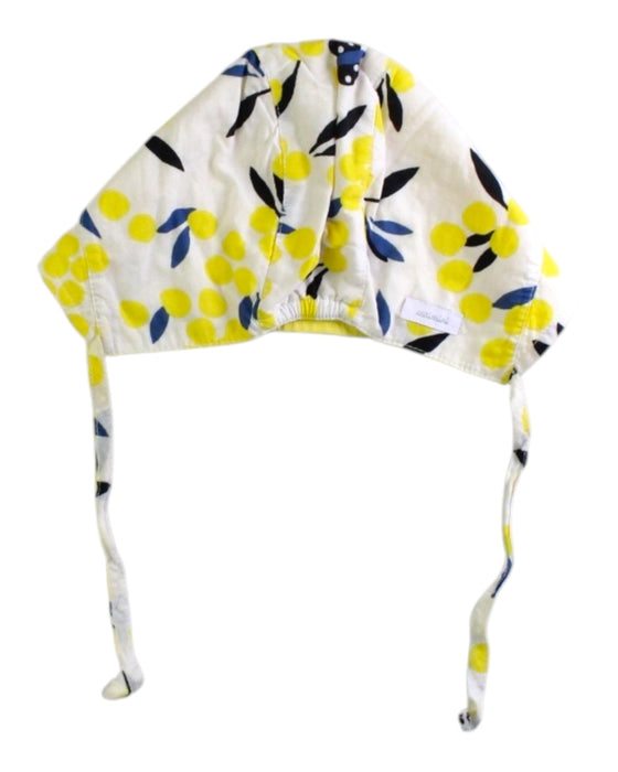 A White Sun Hats from Catimini in size 6-12M for girl. (Back View)