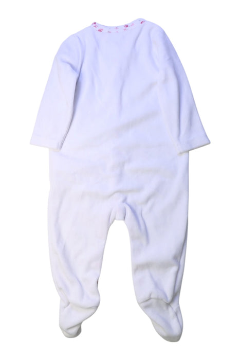 A White Onesies from The Little White Company in size 6-12M for girl. (Back View)