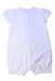A White Short Sleeve Rompers from The Little White Company in size 6-12M for girl. (Back View)