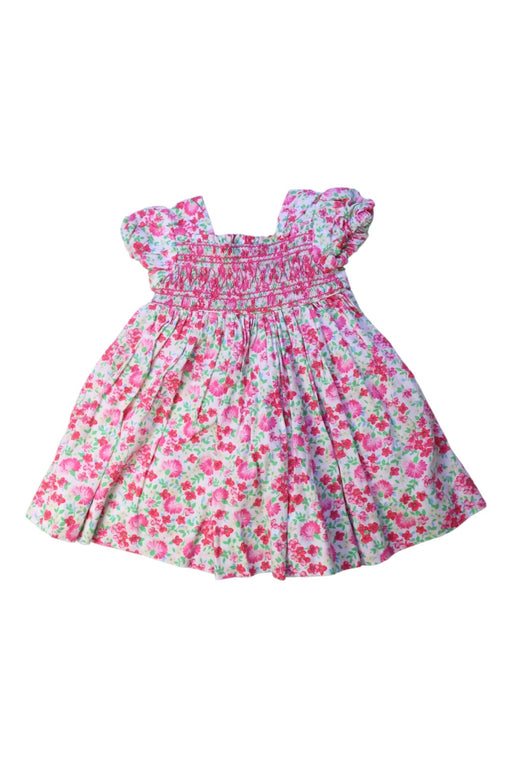 A Pink Short Sleeve Dresses from Ralph Lauren in size 3-6M for girl. (Front View)