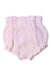 A Pink Bloomers from Nanos in size 3-6M for girl. (Front View)