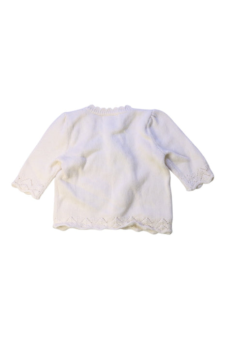 A Ivory Long Sleeve Tops from Ralph Lauren in size 0-3M for girl. (Back View)