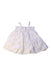 A White Sleeveless Dresses from Bonpoint in size 3-6M for girl. (Front View)