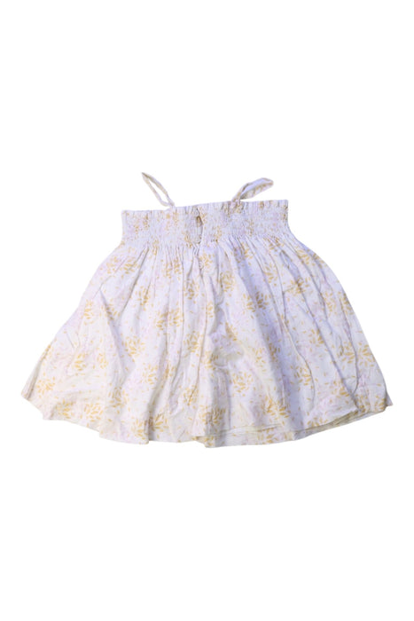 A White Sleeveless Dresses from Bonpoint in size 3-6M for girl. (Back View)