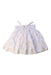 A White Sleeveless Dresses from Bonpoint in size 3-6M for girl. (Back View)