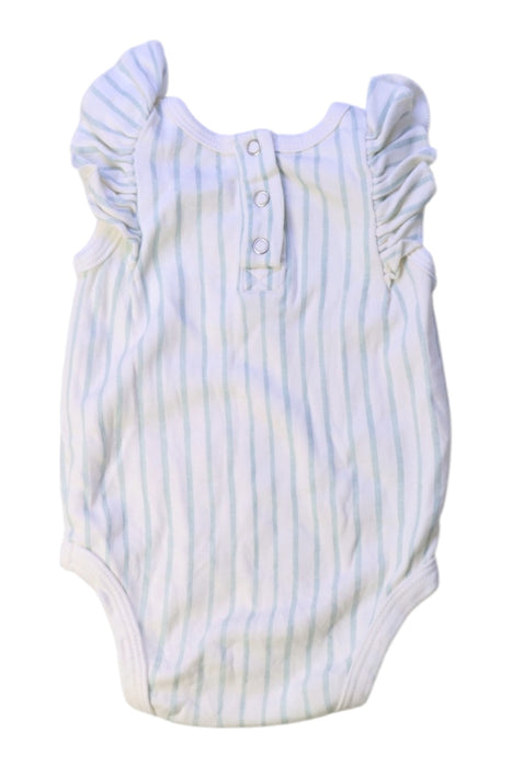A White Sleeveless Bodysuits from Pehr in size 3-6M for boy. (Back View)