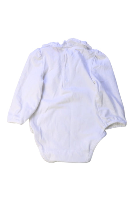 A White Long Sleeve Bodysuits from Confiture in size 6-12M for girl. (Back View)