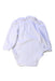 A White Long Sleeve Bodysuits from Confiture in size 6-12M for girl. (Back View)