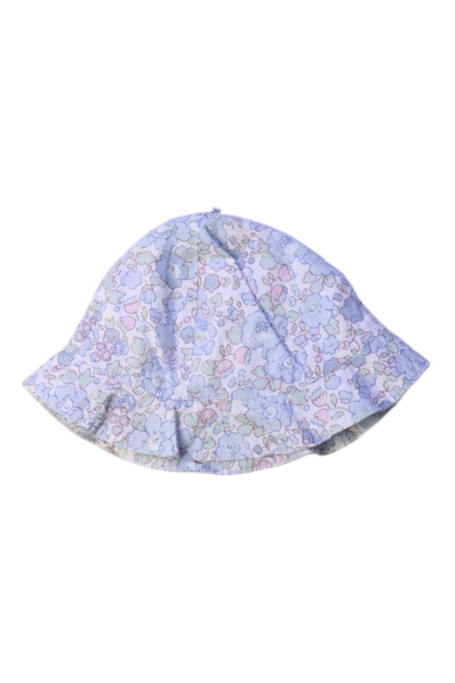 A Blue Sun Hats from Jacadi in size 0-3M for girl. (Front View)