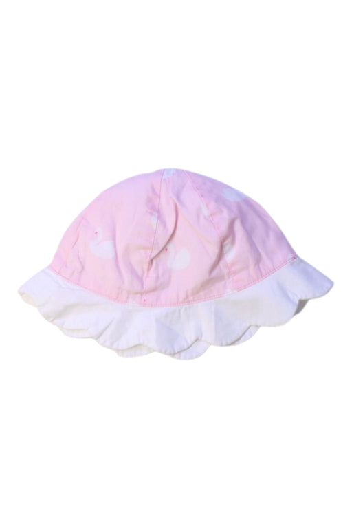 A Pink Sun Hats from Jacadi in size 0-3M for girl. (Front View)