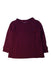 A Burgundy Long Sleeve T Shirts from Ralph Lauren in size 2T for boy. (Front View)