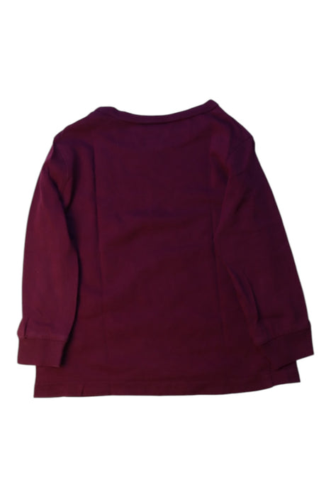 A Burgundy Long Sleeve T Shirts from Ralph Lauren in size 2T for boy. (Back View)