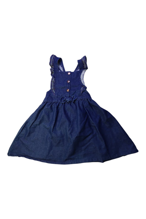 A Blue Sleeveless Dresses from Nanette Lepore in size 8Y for girl. (Front View)