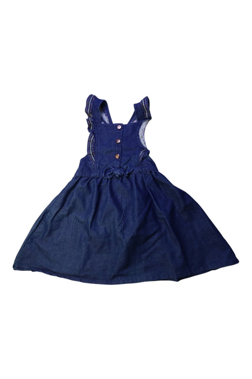 A Blue Sleeveless Dresses from Nanette Lepore in size 8Y for girl. (Front View)