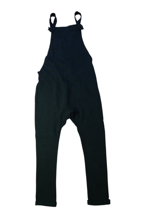 A Black Long Overalls from Mini Mioche in size 7Y for neutral. (Front View)
