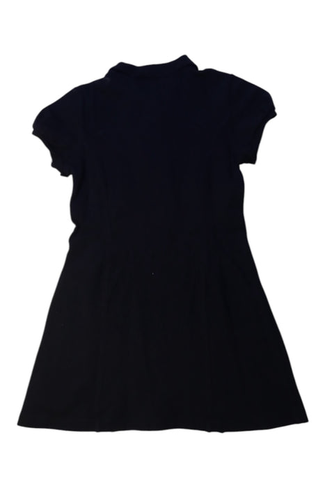 A Navy Short Sleeve Dresses from Burberry in size 8Y for girl. (Back View)