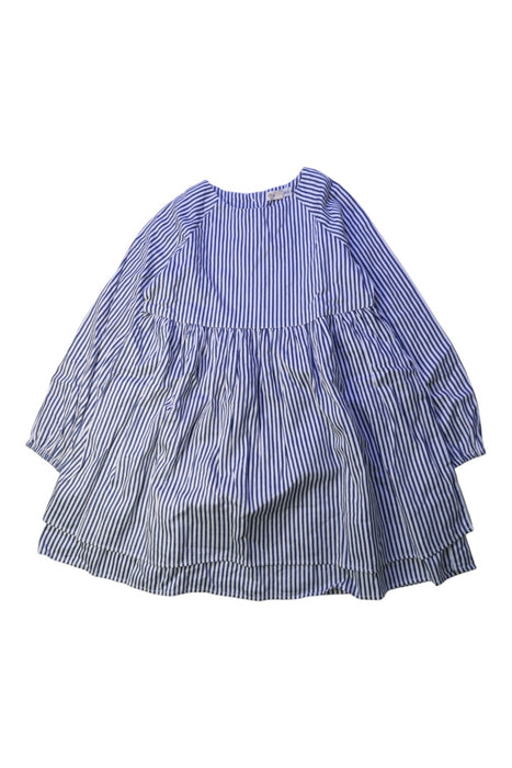 A Navy Long Sleeve Dresses from Tucker & Tate in size 6T for girl. (Front View)
