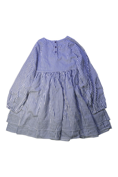A Navy Long Sleeve Dresses from Tucker & Tate in size 6T for girl. (Back View)
