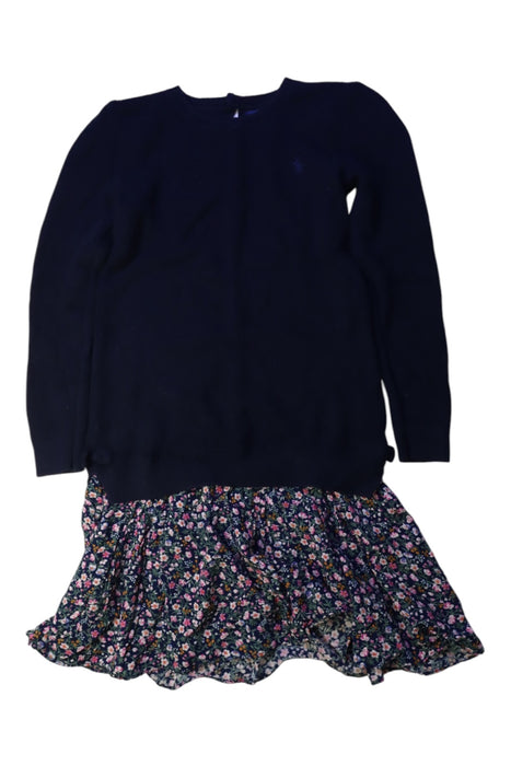 A Navy Skirt Sets from Polo Ralph Lauren in size 6T for girl. (Front View)
