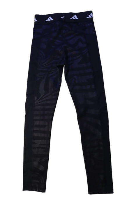 A Black Active Pants from Adidas in size 13Y for girl. (Back View)