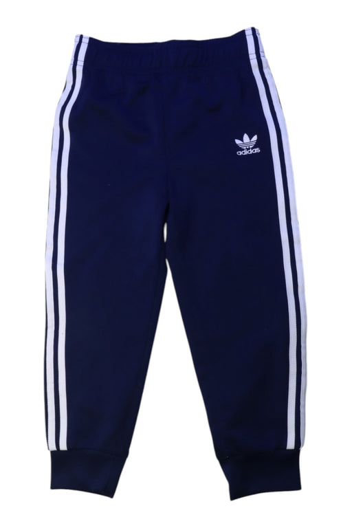 A Navy Sweatpants from Adidas in size 3T for boy. (Front View)