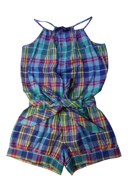A Multicolour Sleeveless Rompers from Ralph Lauren in size 12Y for girl. (Front View)