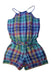 A Multicolour Sleeveless Rompers from Ralph Lauren in size 12Y for girl. (Back View)
