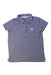 A Navy Short Sleeve Polos from Seed in size 6T for boy. (Front View)