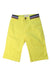 A Yellow Shorts from Catimini in size 7Y for boy. (Front View)