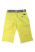 A Yellow Shorts from Catimini in size 7Y for boy. (Back View)