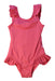 A Pink Swimsuits from Seafolly in size 8Y for girl. (Front View)