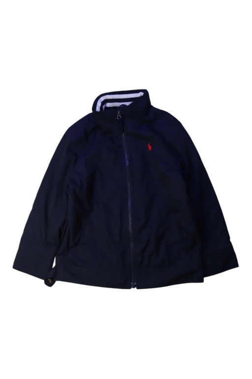 A Navy Lightweight Jackets from Polo Ralph Lauren in size 5T for boy. (Front View)