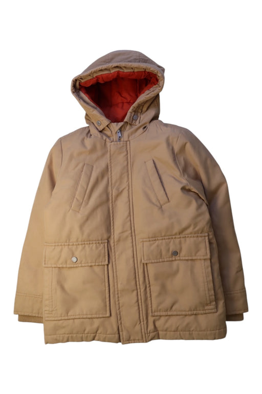 A Beige Coats from Cyrillus in size 6T for neutral. (Front View)