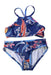 A Navy Bikinis from Seafolly in size 8Y for girl. (Front View)